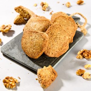 Amber Dream - biscuiți fără zahăr cu nuca - Prajituri la birou